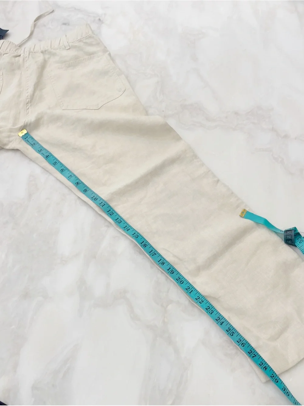 Buck Mason Men’s Loomed Linen Fatigue Pant Size Small Worn White New